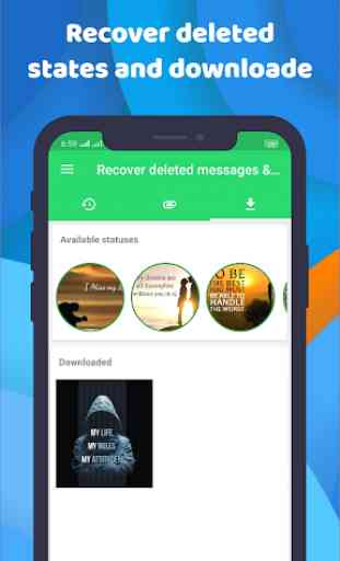 Recover deleted messages & status download 4