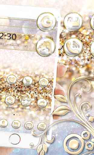 Silver Gold Theme Wallpaper luxury gold 1