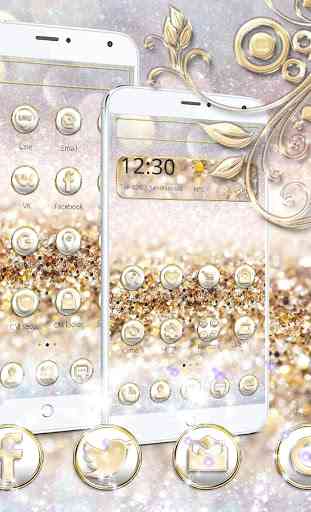 Silver Gold Theme Wallpaper luxury gold 2