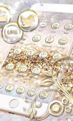 Silver Gold Theme Wallpaper luxury gold 3