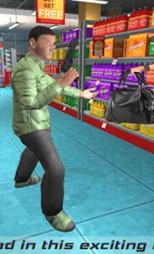 Supermarket Robbery Crime City: FPS Shooting Games 2