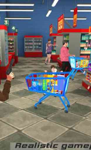 Supermarket Robbery Crime City: FPS Shooting Games 4