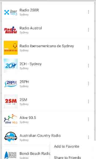 Sydney Radio Stations - Australia 1