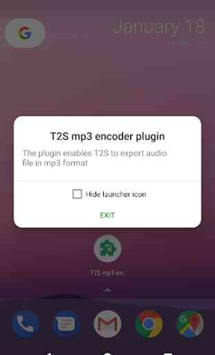 T2S plugin: mp3 encoder 1