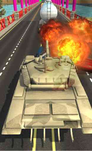 Tank Traffic Racing War 2