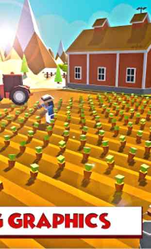 Tiny Farmer Family : Building Tycoon & Farming Sim 3