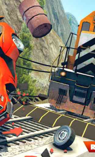 Train Vs Car Crash: Racing Games 2019 1