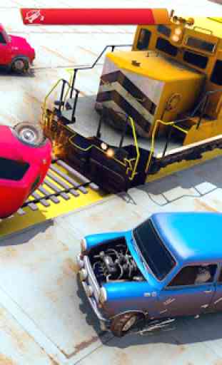 Train Vs Car Crash: Racing Games 2019 4