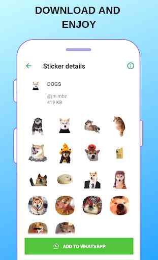 WAStickerApps Dogs Crazy 4