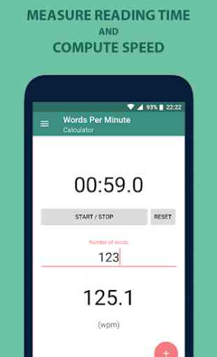 Words Per Minute - Reading Speed Calculator 1