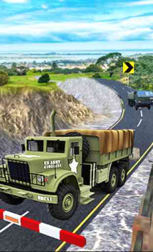 Army Transport Truck Driver : Military Games 2019 4