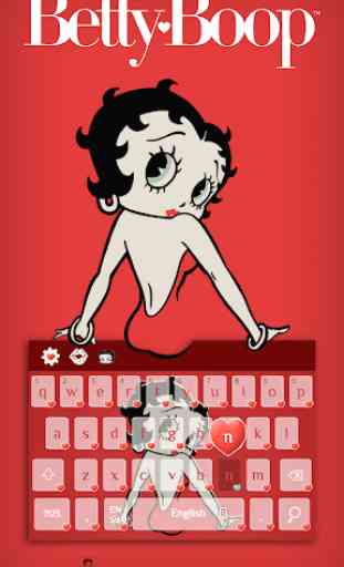 Betty Boop Rouge Keyboard 1