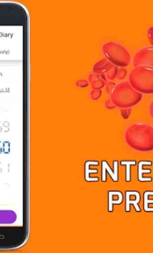 Blood Pressure App : BP Average Info Tracker Diary 3