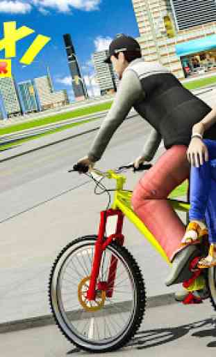 BMX Bicycle Taxi Driving City Passenger Simulator 2