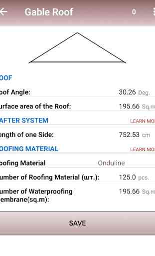 Calculation of roofs, of roof system, lathing 1