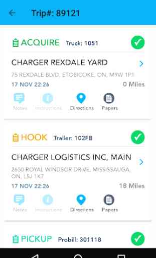 Charger Logistics Driver App 2