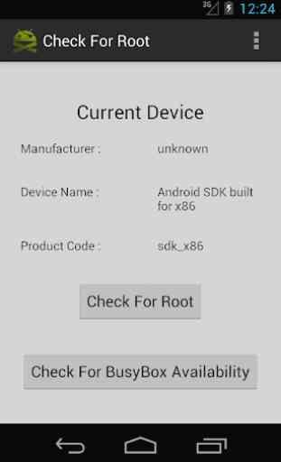 Check For Root : Root Checker 1