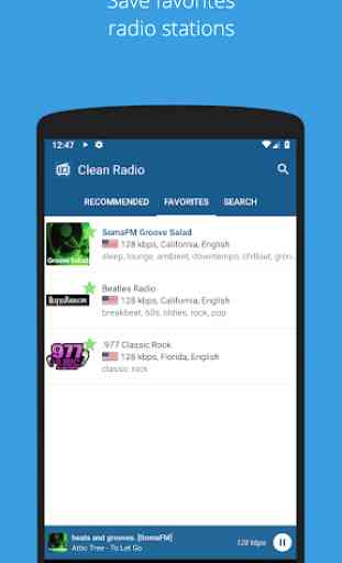 Clean Radio - AM FM Internet Radio 2