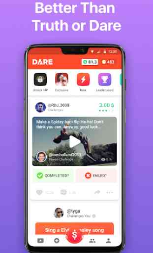 Dare App: Make Money for free on Video Challenges 4