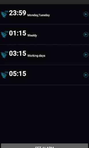 digital smart alarm clock&timer with ringtones 4