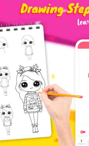 Drawely - How To Draw Cute Girls and Coloring Book 2