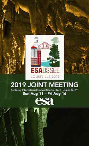 ESA 2019 Annual Meeting 1