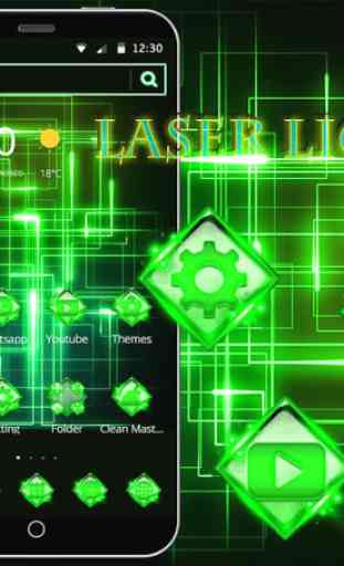 Green Laser Light Theme 1