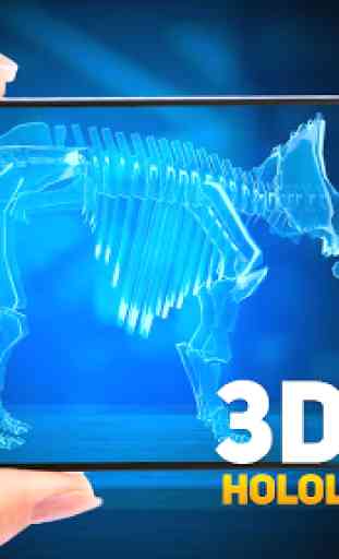 HoloLens Skeleton Dinosaurs 3D PRANK GAME 2