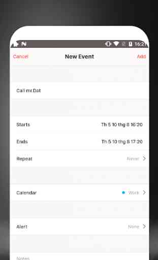 iCalendar: Calendar Phone X - Calendar OS 12 2