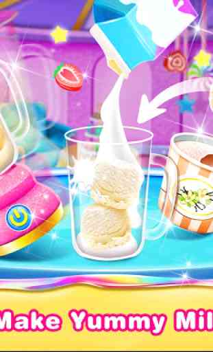 Ice Cream Milkshake Maker-Ice Dessert Sweet Games 2