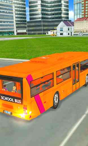 Kids City School Bus driving Game 2