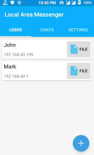 LAN Messenger - P2P Offline Chat and File Sharing 1
