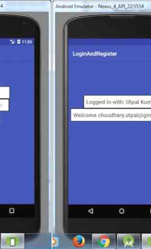 Login and Register Application 2