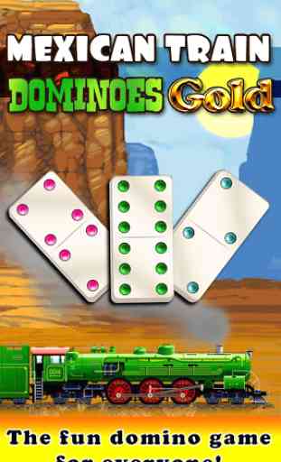 Mexican Train Dominoes Gold 1