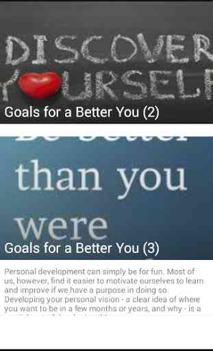Personal Development Goals 3