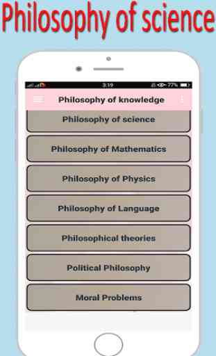 Philosophy of knowledge 3