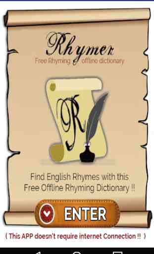 Rhymer Free Rhymes Dictionary 1