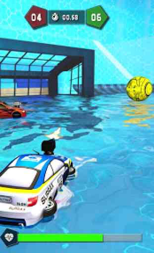 Rocketball Soccer League Water Surfer Simulator 3D 3
