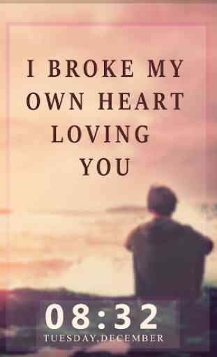Sad Broken Heart Quotes Wallpaper 2
