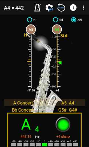Saxophone Tuner & Metronome 1