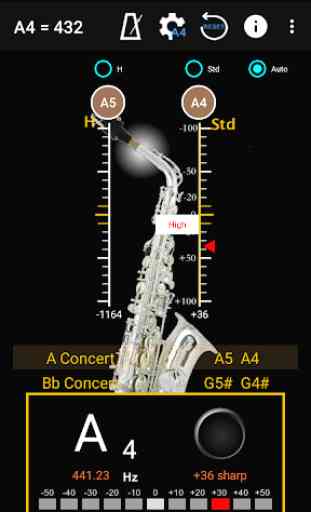 Saxophone Tuner & Metronome 3