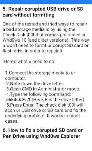SD Card & Phone Repair Help tips 4