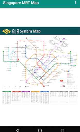Singapore MRT and LRT Map (Offline) 1
