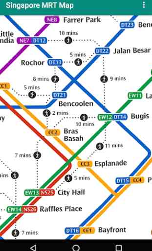Singapore MRT and LRT Map (Offline) 2
