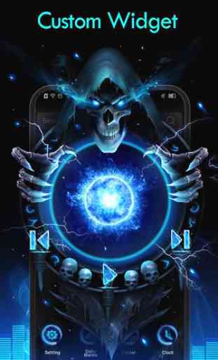 Skull Launcher - HD Live Wallpapers, Themes 2
