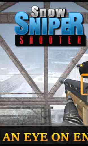 Snow Sniper Shooter 2019 : Fierce War missions 1