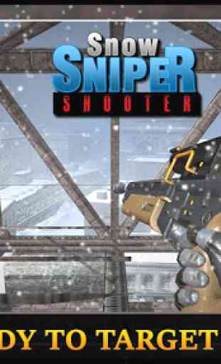 Snow Sniper Shooter 2019 : Fierce War missions 4