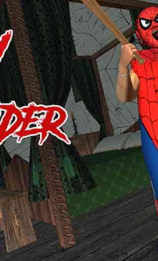 Spider Horror Granny Escape Game - Scary House 3D 2