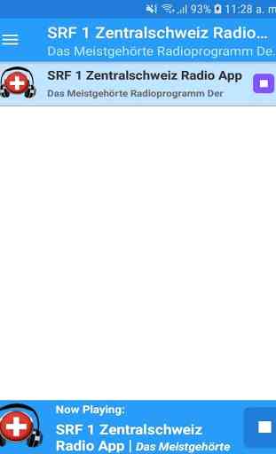 SRF 1 Zentralschweiz Radio App FM CH Free Online 1