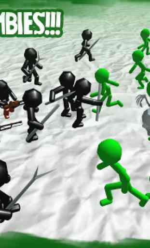 Stickman Simulator: Zombie Battle 2